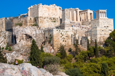 View of the Acropolis from Areopagus, Athens (Andy Hay)  [flickr.com]  CC BY 
Informazioni sulla licenza disponibili sotto 'Prova delle fonti di immagine'